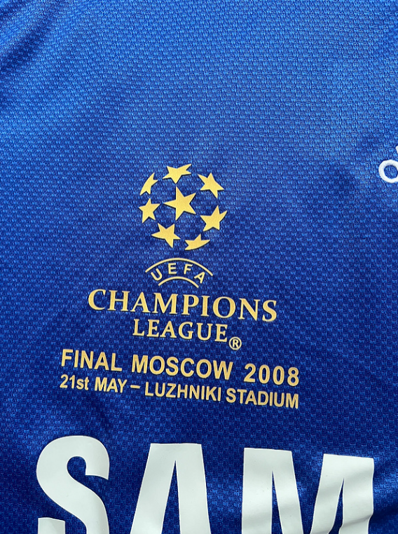 Camiseta Manga Larga Chelsea 08-09 Champions